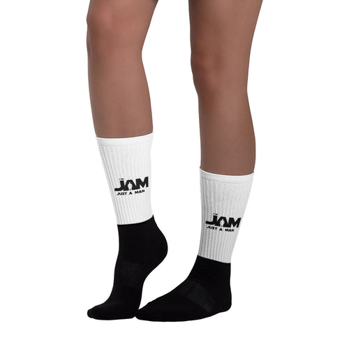 I'm JAM Black Foot Sublimated Socks